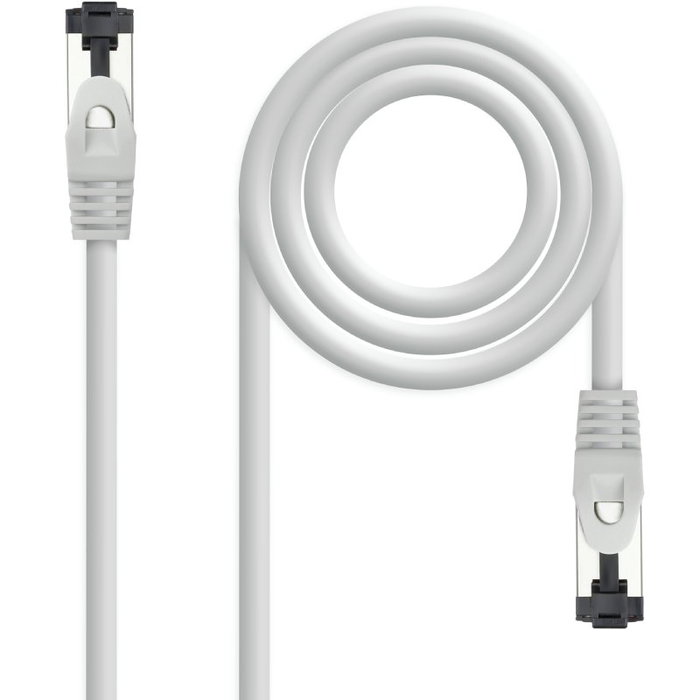 Nanocable Cable de Red Cat.8.1 SSTP AWG26 30cm Gris Nanocable Cable de Red Cat.8.1 SSTP AWG26 30cm Gris